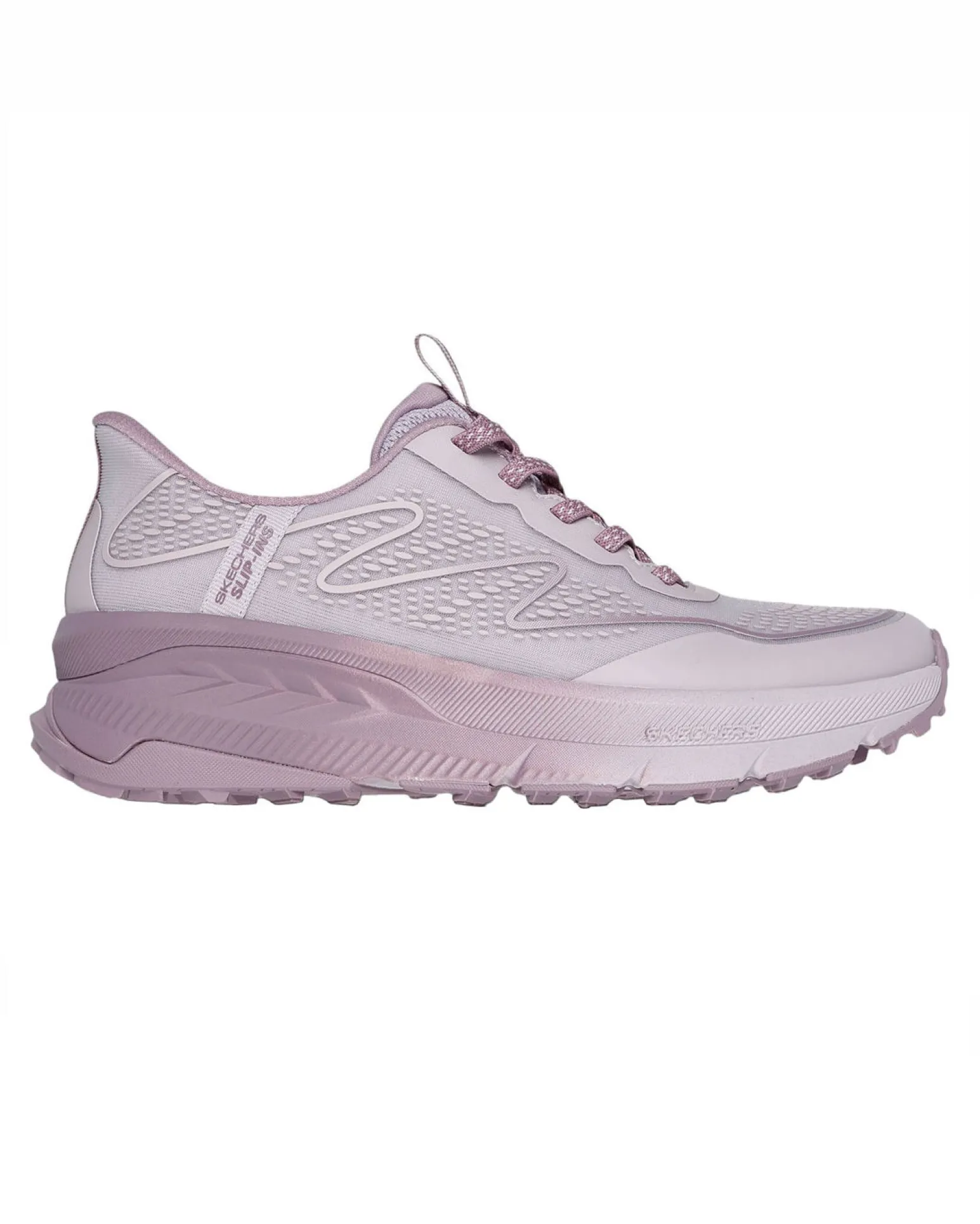 SKECHERS - SWITCH BACK - MIST - Sneakers viola con lacci elasticizzati e soletta memory foam