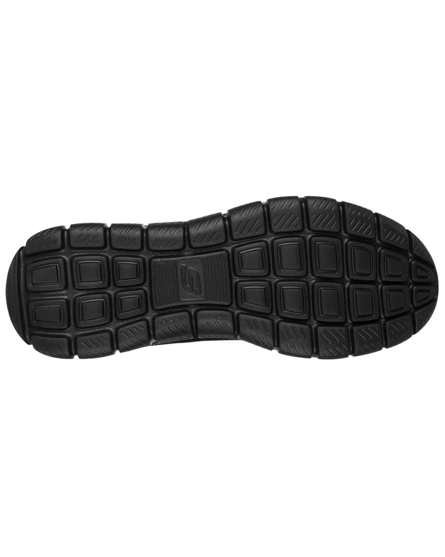 SKECHERS - TRACK - EZRAL - Sneakers nera con tomaia in mesh e applicazioni in pelle e materiale tecnico