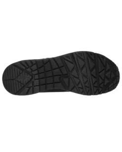 SKECHERS - UNO - GOLDEN HEART - Sneakers nera con cuori oro