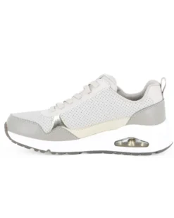 SKECHERS - UNO - METALLIC SLIDERS - Sneakers taupe da donna  con zip laterale