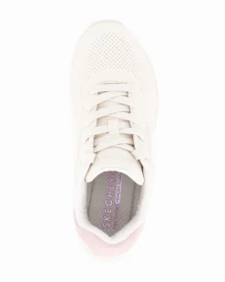 SKECHERS - UNO - POP BACK - Sneakers beige con intersuola ammortizzata ad aria visibile