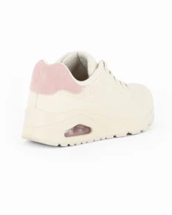 SKECHERS - UNO - POP BACK - Sneakers beige con intersuola ammortizzata ad aria visibile