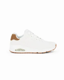 SKECHERS - UNO - SUITED ON AIR - Sneakers bianca da uomo con soletta in memory foam