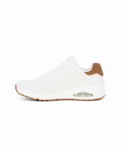 SKECHERS - UNO - SUITED ON AIR - Sneakers bianca da uomo con soletta in memory foam