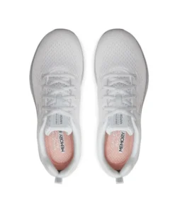 SKECHERS - VAPOR FOAM MIDNIGHT GLIMMER - Sneakers bianca da donna con dettagli argento