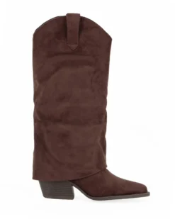SOLEIL - Stivale nero con zip laterale e cinturino con fibbia, tacco 2,5CM