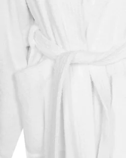 SOLO SOPRANI - Accappatoio unisex con cappuccio bianco
