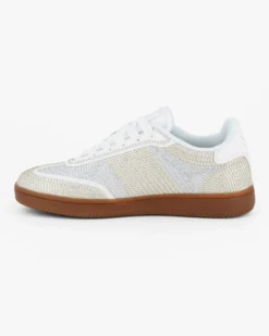 SOLO SOPRANI COUTURE - Sneakers bianca con stampe colorate e lacci