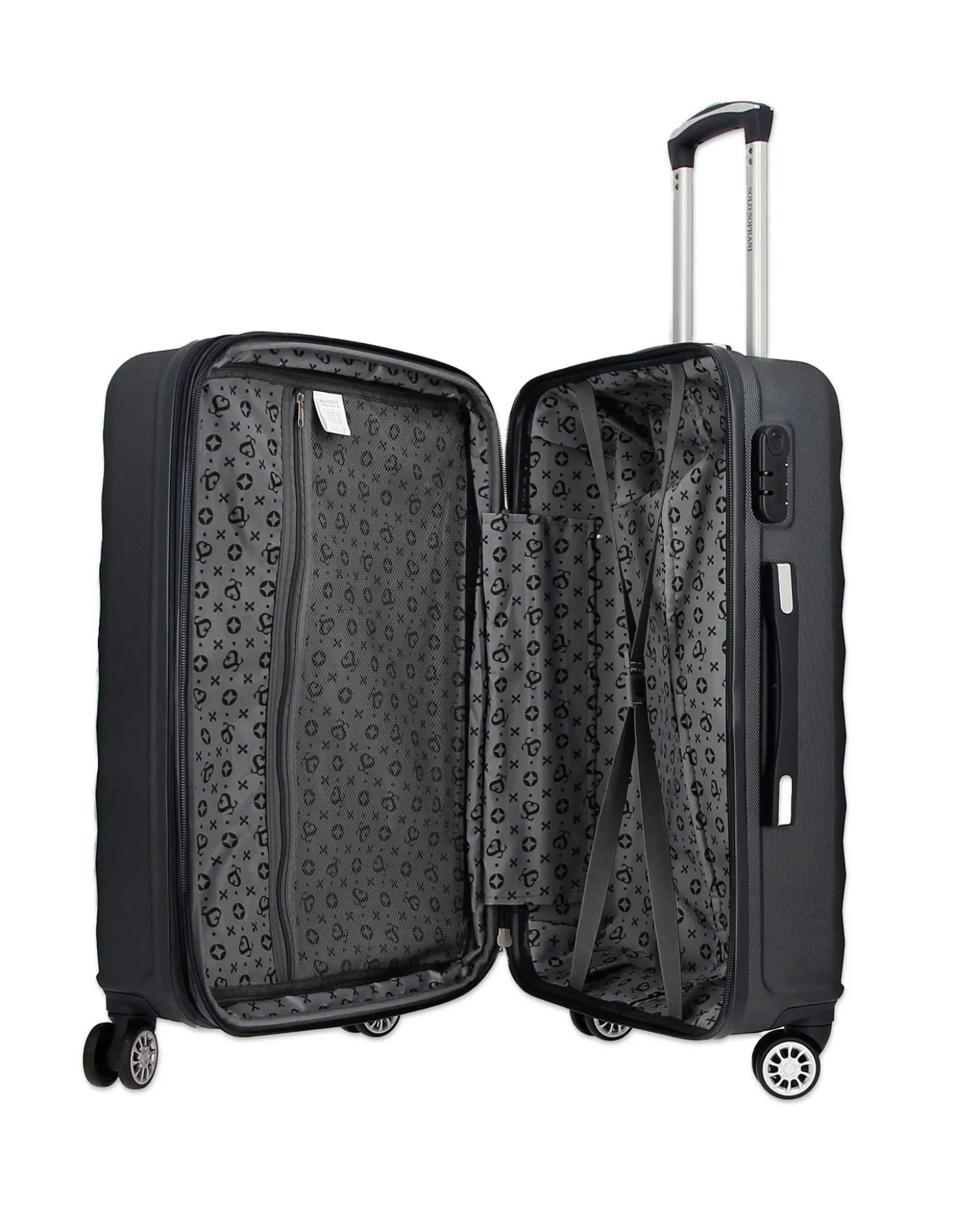 SOLO SOPRANI - TROLLEY ABS CON 4 RUOTE DOPPIE