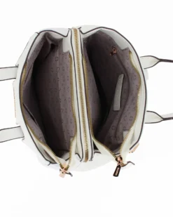 SOLO SOPRANI - Zaino due manici beige con tre scomparti principali
