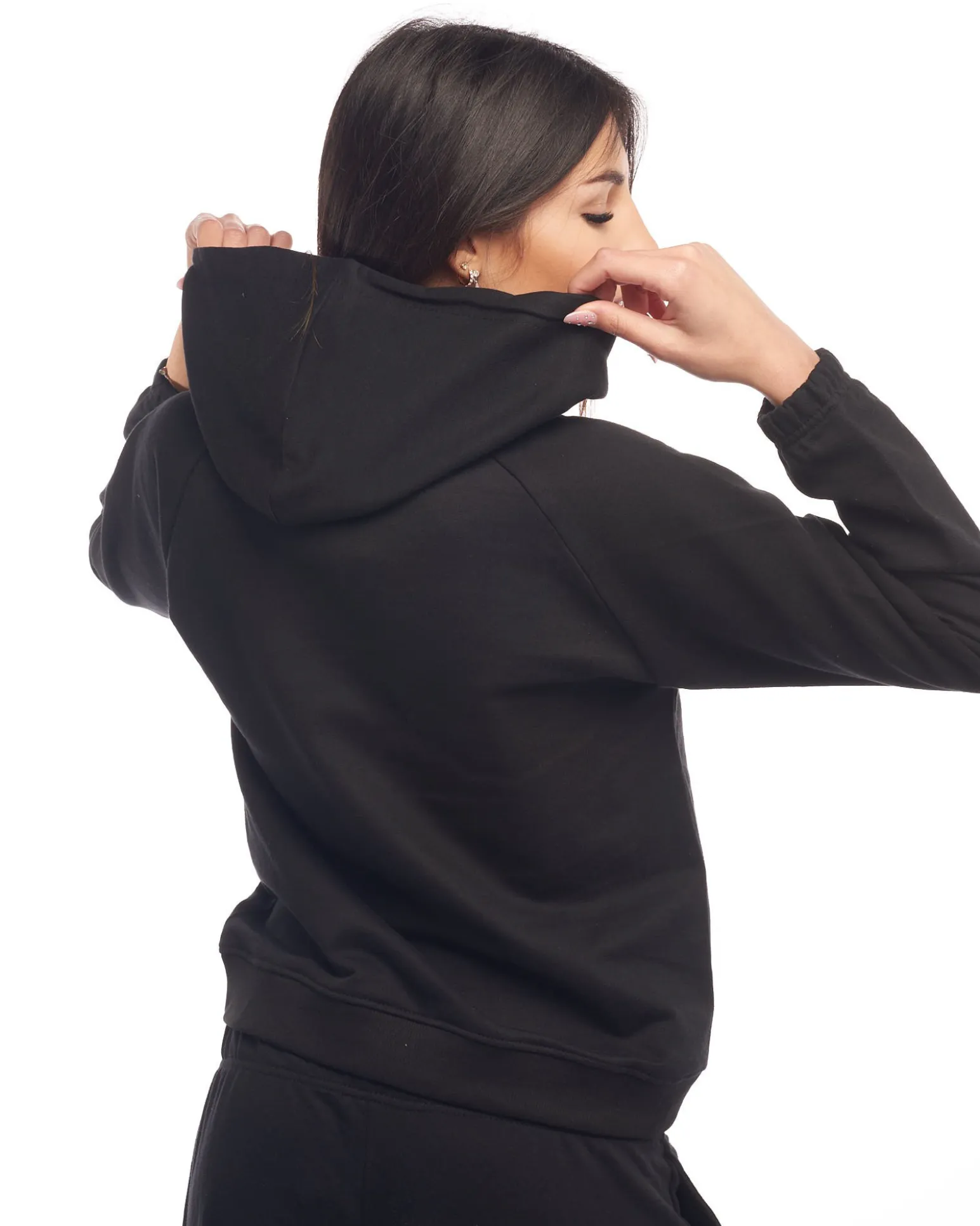 SWEAT C/CAPP.BUCANEVE BLACK