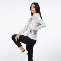 SWEAT C/CAPP.ESS+TIGER AOP HD TR WHITE