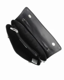 TATOO - Borsa da sera in vernice nera MADE IN ITALY