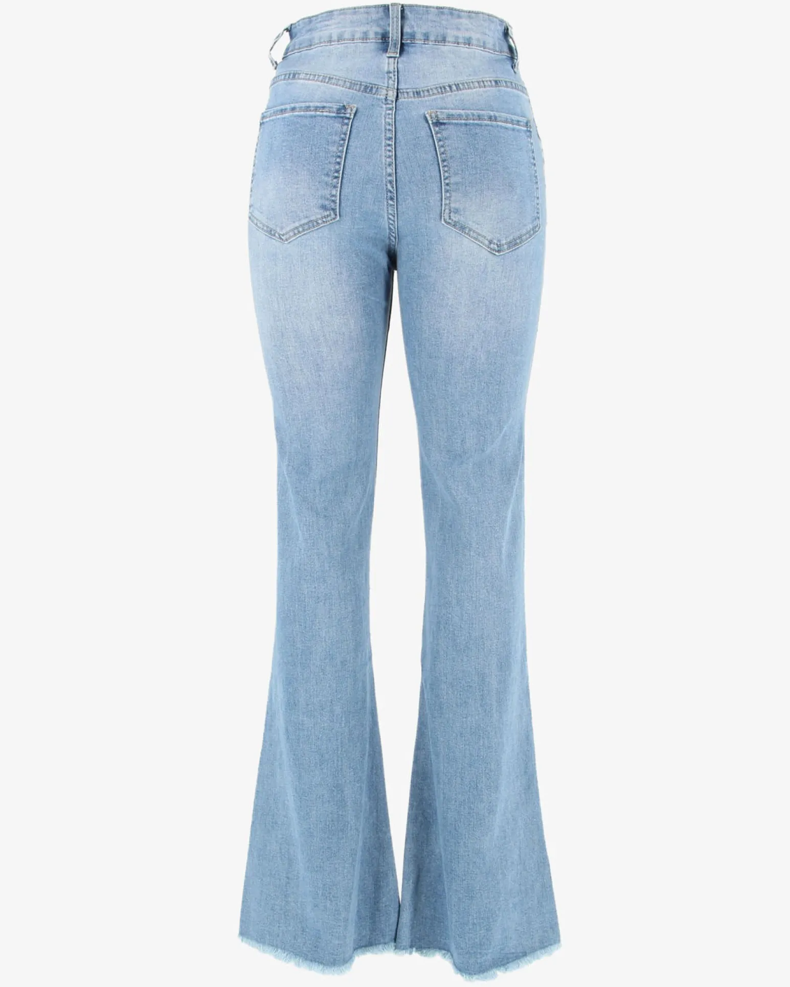 TATOO - JEANS FLARE DA DONNA ELASTICIZZATI CON STRASS