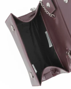 TATOO - Minibag ad un manico bordeaux con occhielli sulla patta