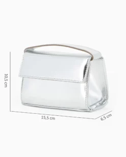 TATOO - MINIBAG ARGENTO UN MANICO - 2034