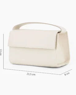 TATOO - MINIBAG BEIGE VERNICE UN MANICO - 2033
