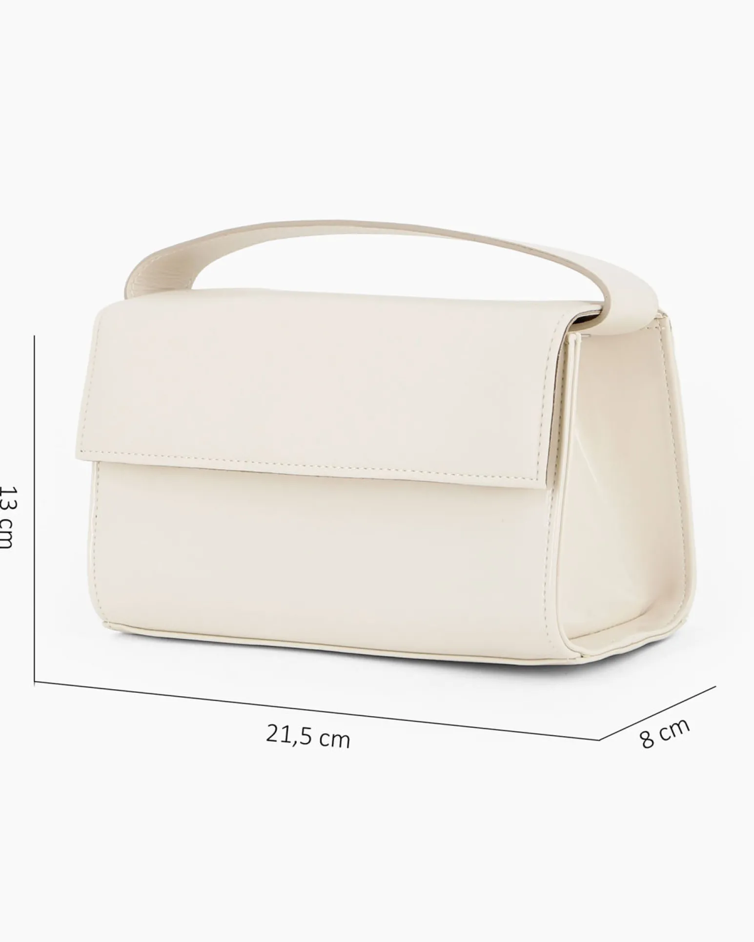 TATOO - MINIBAG BEIGE VERNICE UN MANICO - 2033