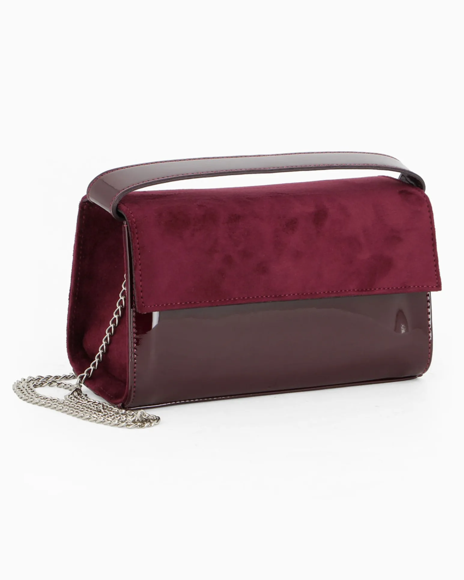TATOO - MINIBAG BORDEAUX SCAMOSCIATA UN MANICO - 2033