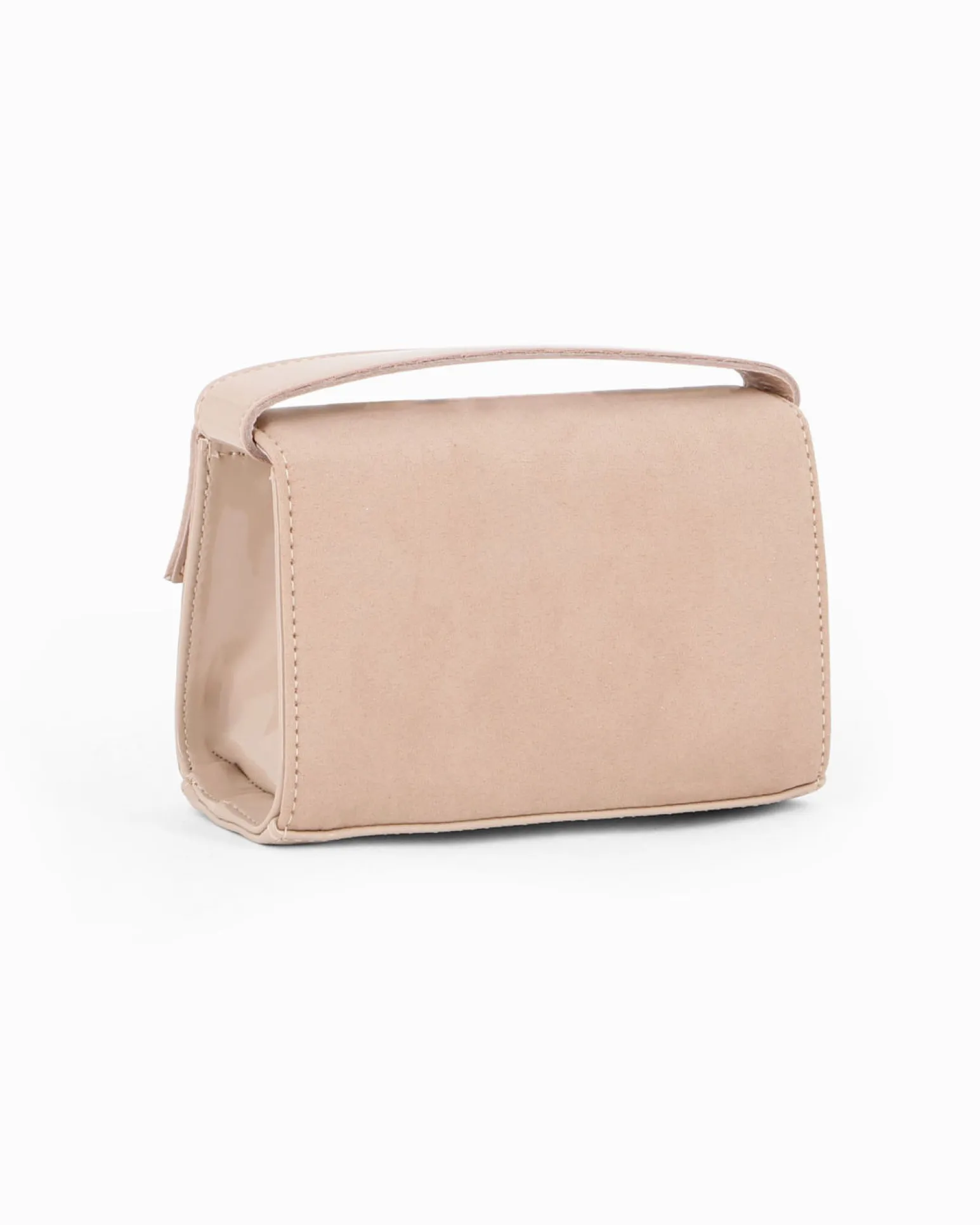 TATOO - MINIBAG NUDE IN CAMOSCIO UN MANICO - 2034