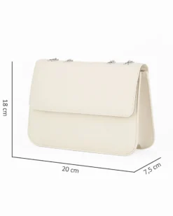 TATOO - TRACOLLA BEIGE CON PATTA - MADE IN ITALY