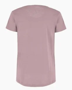 TATOO - Tshirt manica corta con stampa e scritta verde salvia in cotone