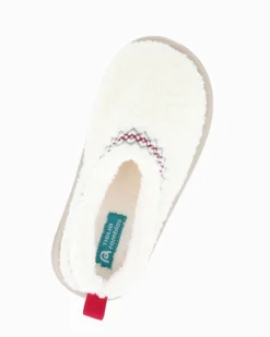 TIGLIO RAMBLAS - Pantofola crema in peluche