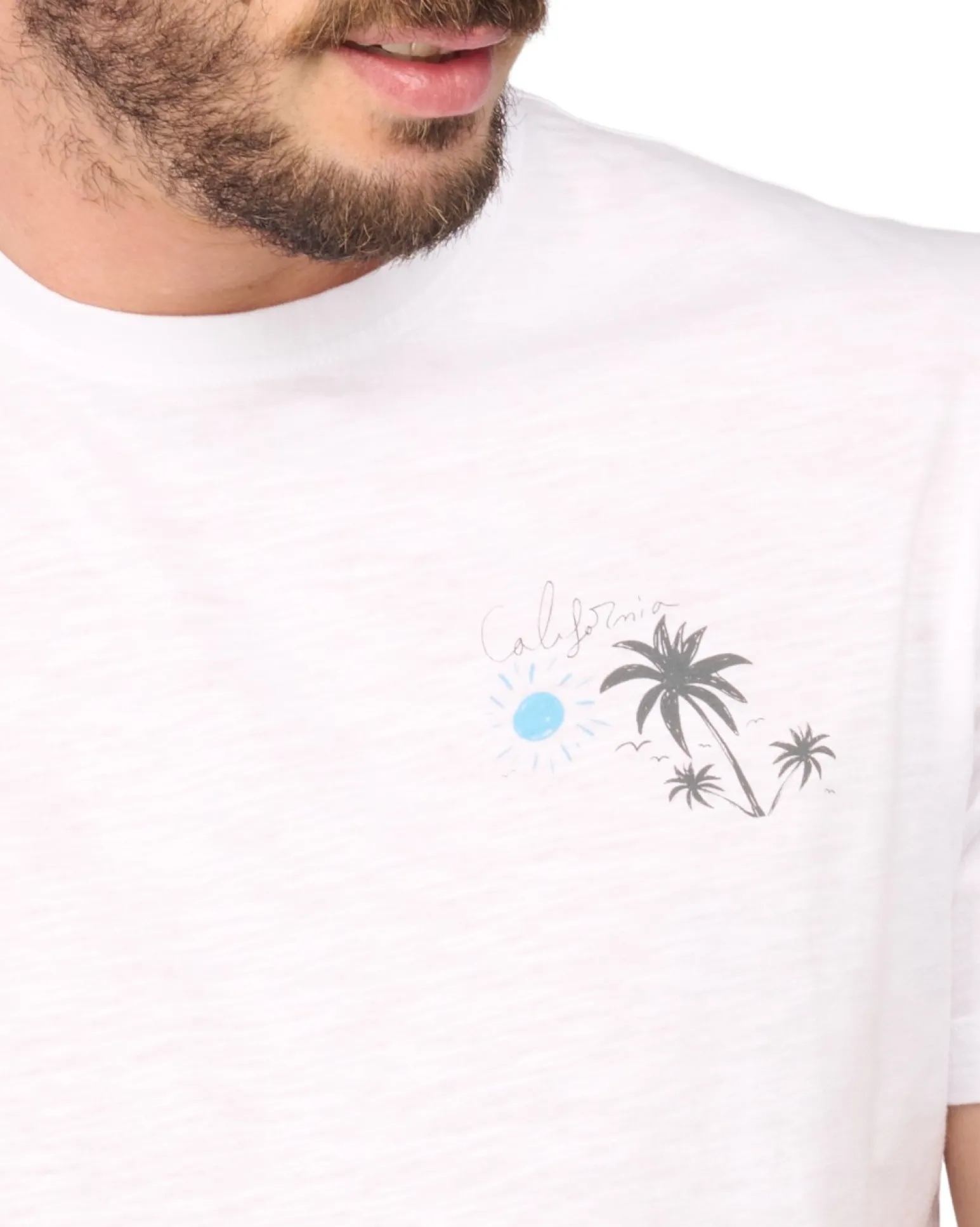 TSHIRT MANICA CORTA FIAMMATA PALMA