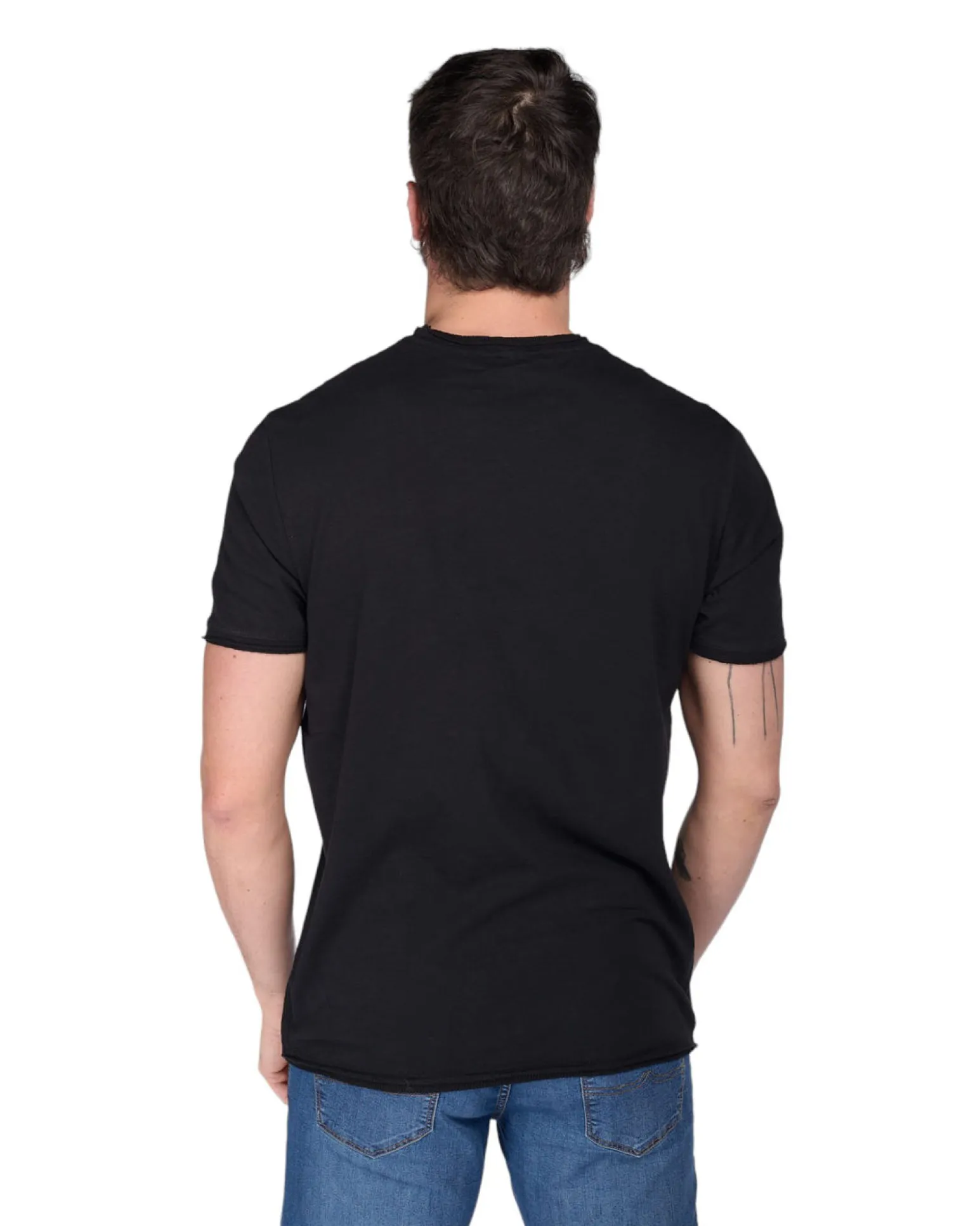 TSHIRT MANICA CORTA FIAMMATA 2 BOTTONI