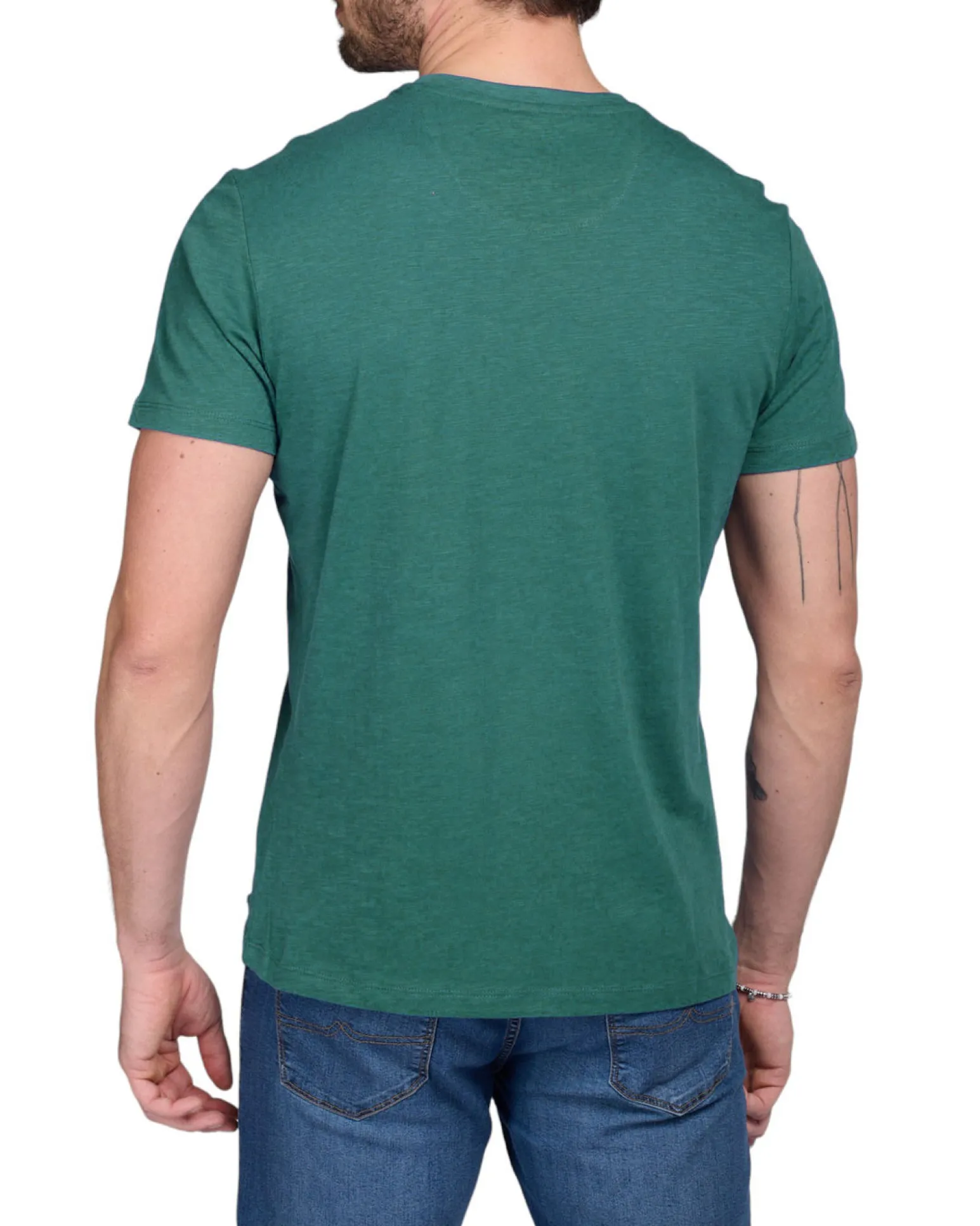 TSHIRT MANICA CORTA FIAMMATA C/TASCHINO