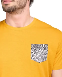 TSHIRT MANICA CORTA FIAMMATA C/TASCHINO