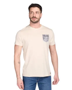 TSHIRT MANICA CORTA FIAMMATA C/TASCHINO