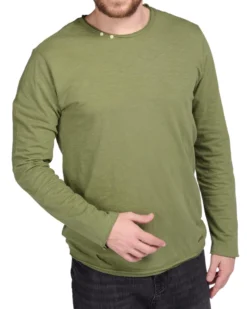 TSHIRT MANICA LUNGA GIROCOLLO 3 BOTTONI