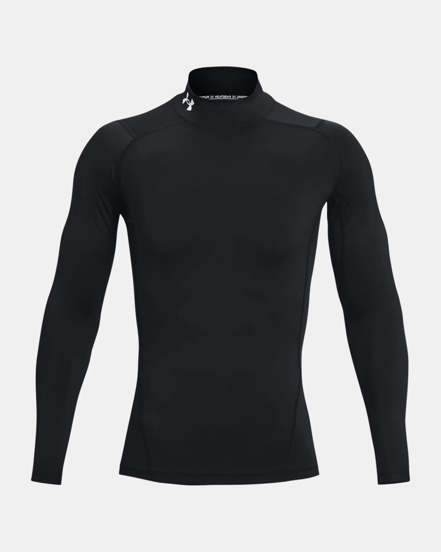 T-SHIRT ML HG ARMOUR COMP MOCK LS BLACK