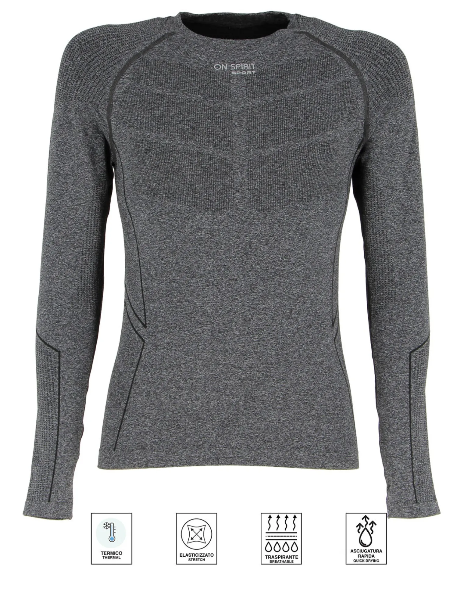 T-SHIRT ML INTIMO TERMICO ORFEO MELANGE