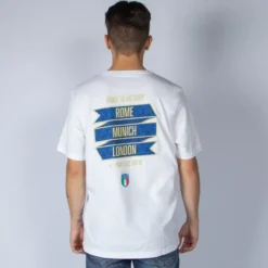 T-SHIRT MM FIGC BLANK ITALIA WINNER WHT