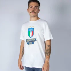 T-SHIRT MM FIGC BLANK ITALIA WINNER WHT