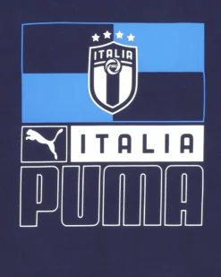T-SHIRT MM ITALIA FIGC FTBLCORE NAV-WHT
