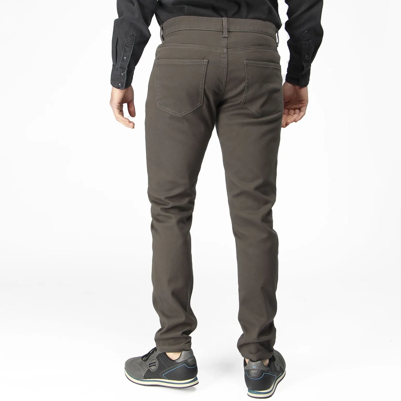UBERTO PANTALONE 5TASCHE FODERATO PILE