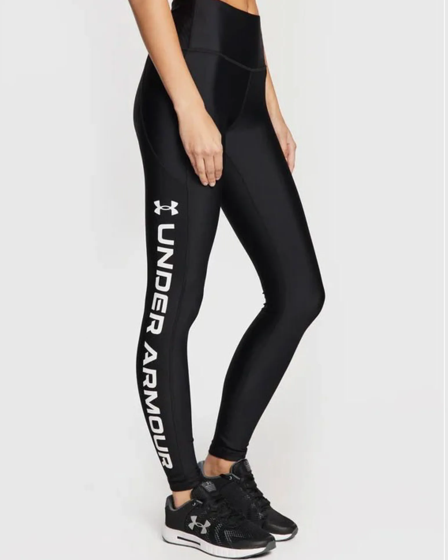 UNDER ARMOR - Leggins neri ultra aderenti in tessuto traspirante