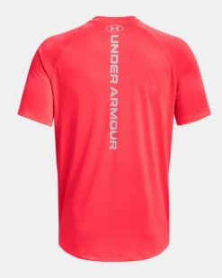 UNDER ARMOR - T shirt da allenamento uomo nera in tessuto traspirante