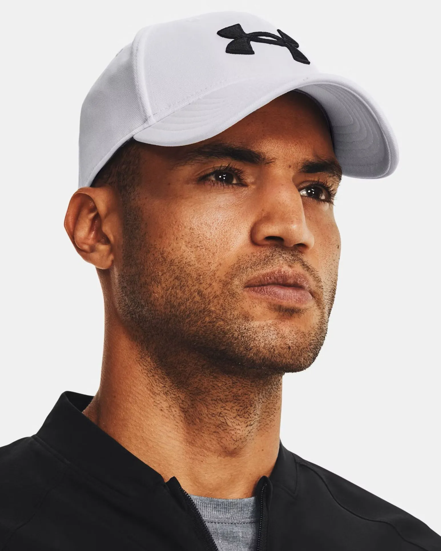 UNDER ARMOUR - CAPPELLO CON VISIERA BLITZING BIANCO DA UOMO, 1376700_0100
