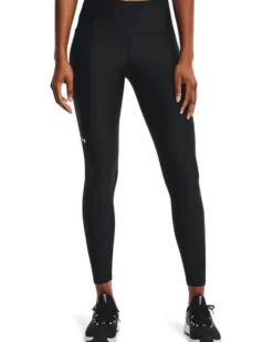 UNDER ARMOUR - Leggins neri ultra aderenti in tessuto traspirante a vita alta