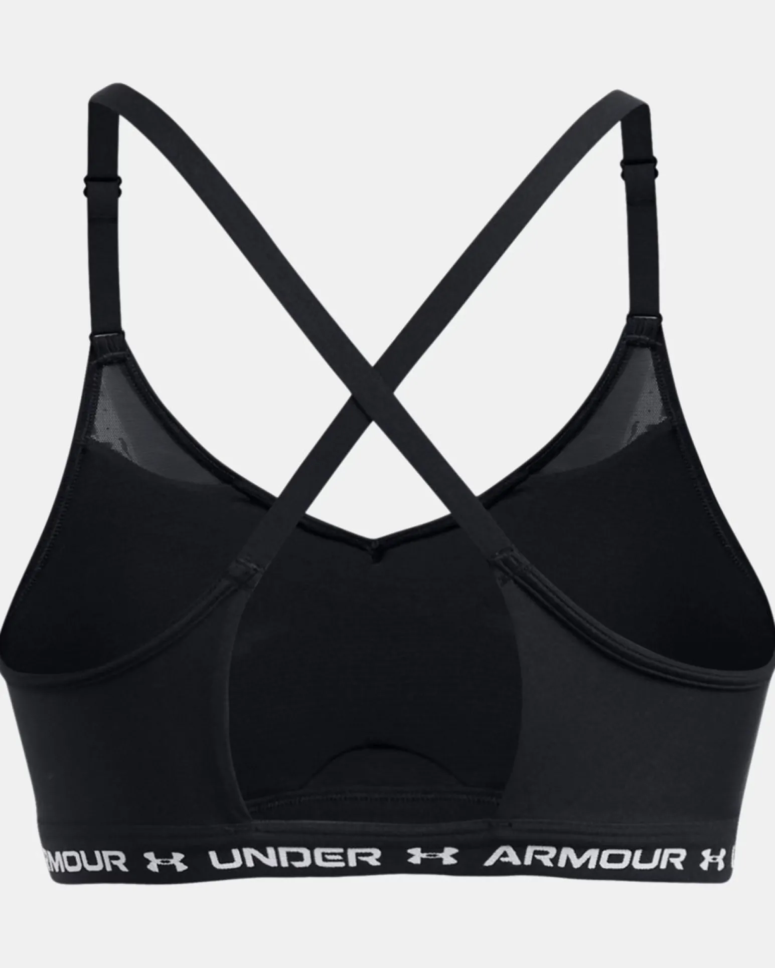 UNDER ARMOUR - REGGISENO SPORTIVO CROSSBACK LOW BRA ULTIMAT NERO DA DONNA, 1386424_0001