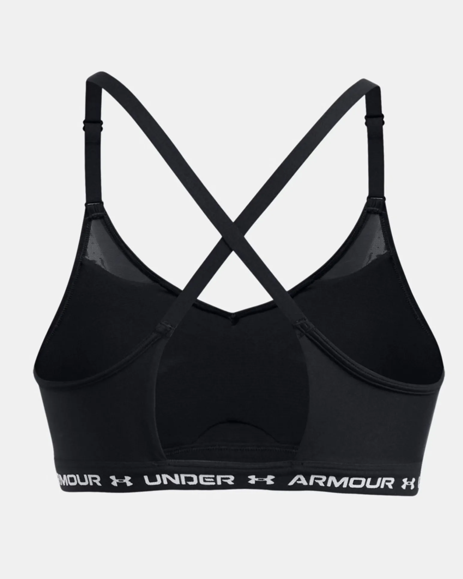 UNDER ARMOUR - REGGISENO SPORTIVO CROSSBACK LOW BRA ULTIMAT NERO DA DONNA, 1386424_0008