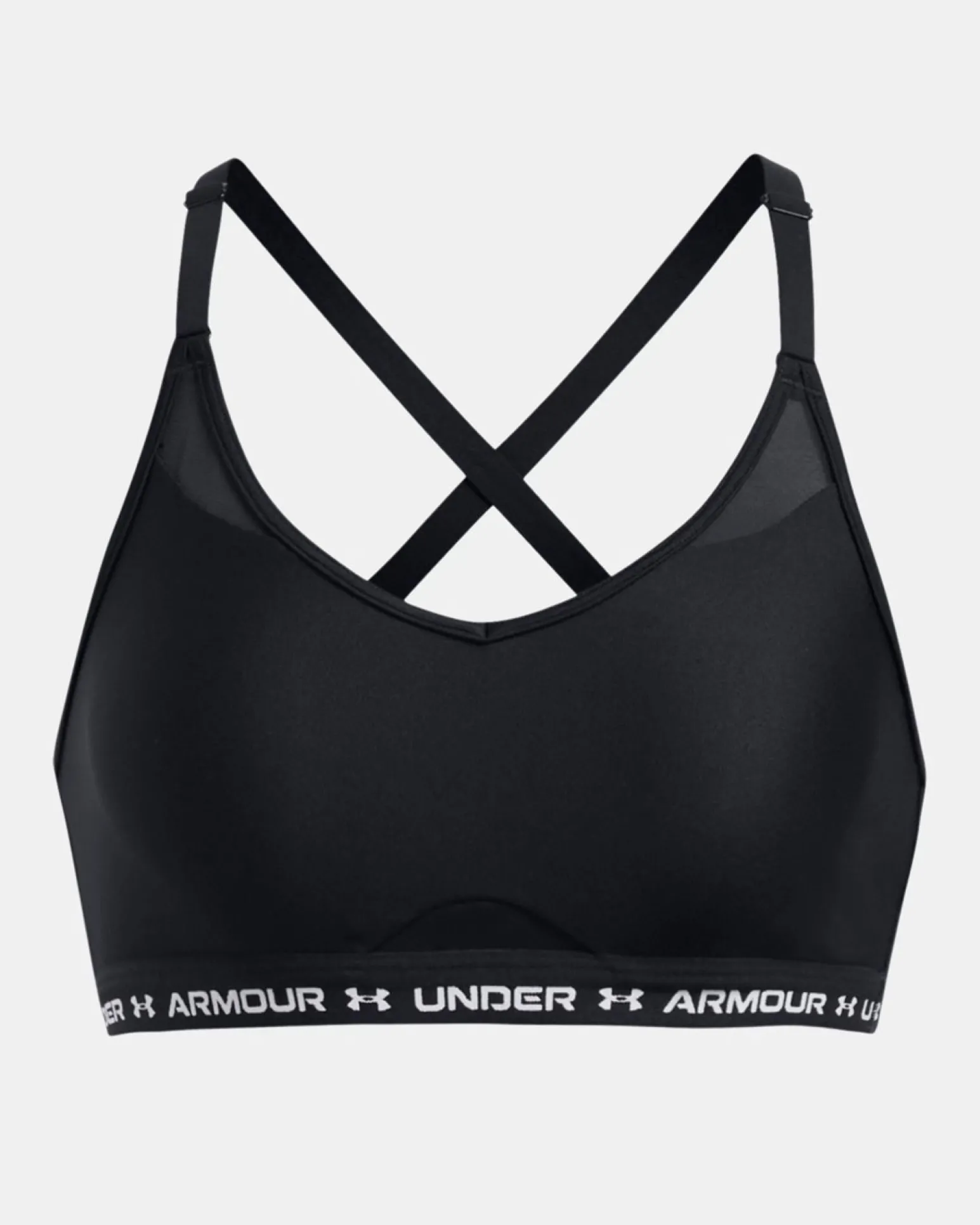 UNDER ARMOUR - REGGISENO SPORTIVO CROSSBACK LOW BRA ULTIMAT NERO DA DONNA, 1386424_0008