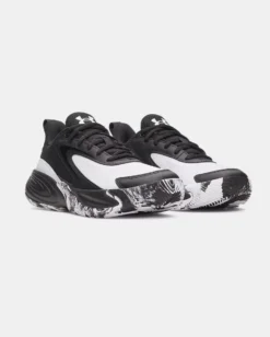 UNDER ARMOUR - SNEAKERS JUNIOR LOCKDOWN 8 GS  NERE E BIANCHE DAL 35.5 AL 40, 6009398_0001