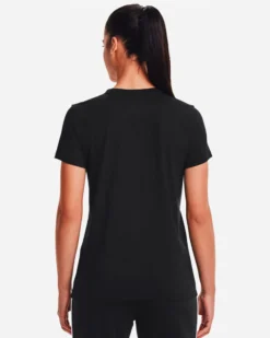 UNDER ARMOUR - T shirt da donna nera con logo