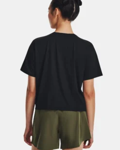 UNDER ARMOUR -T-SHIRT MEZZA MANICA MOTION SS  NERA  DA DONNA, 1379178_0001