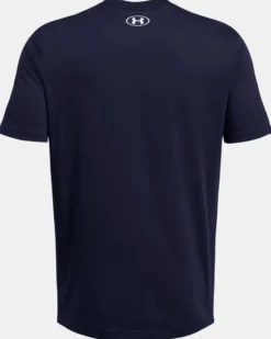 UNDER ARMOUR- T-SHIRT MEZZA MANICA SPORTSTYLE LOGO UPDATE SS BLU DA UOMO, 1382911_0408